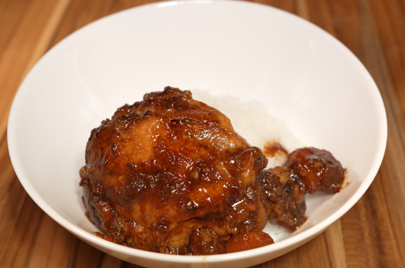 Bowl of Instant Pot Chicken Adobo